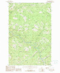 Conrad Peak Idaho Historical topographic map, 1:24000 scale, 7.5 X 7.5 Minute, Year 1988
