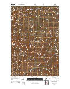 Conrad Peak Idaho Historical topographic map, 1:24000 scale, 7.5 X 7.5 Minute, Year 2011