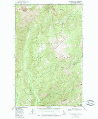 Continental Mtn Idaho Historical topographic map, 1:24000 scale, 7.5 X 7.5 Minute, Year 1968