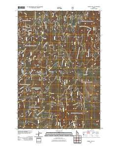 Corral Hill Idaho Historical topographic map, 1:24000 scale, 7.5 X 7.5 Minute, Year 2011