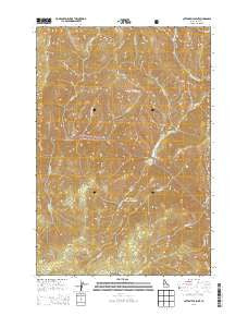 Cottontail Point Idaho Current topographic map, 1:24000 scale, 7.5 X 7.5 Minute, Year 2013