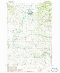 Council Idaho Historical topographic map, 1:24000 scale, 7.5 X 7.5 Minute, Year 1986