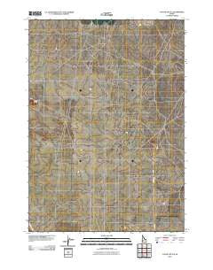 Coyote Butte Idaho Historical topographic map, 1:24000 scale, 7.5 X 7.5 Minute, Year 2010