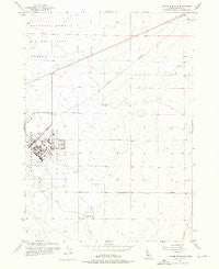 Crater Rings SE Idaho Historical topographic map, 1:24000 scale, 7.5 X 7.5 Minute, Year 1956