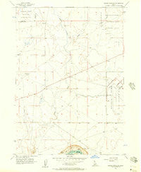 Crater Rings SW Idaho Historical topographic map, 1:24000 scale, 7.5 X 7.5 Minute, Year 1956