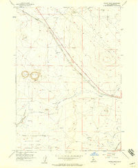Crater Rings Idaho Historical topographic map, 1:24000 scale, 7.5 X 7.5 Minute, Year 1956