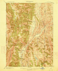Crow Creek Wyoming Historical topographic map, 1:62500 scale, 15 X 15 Minute, Year 1915