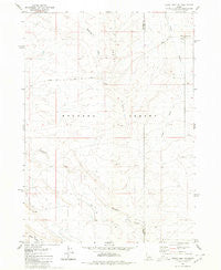 Crows Nest NE Idaho Historical topographic map, 1:24000 scale, 7.5 X 7.5 Minute, Year 1980