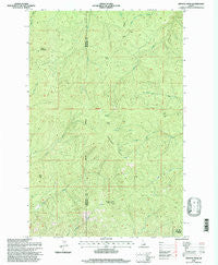 Crystal Peak Idaho Historical topographic map, 1:24000 scale, 7.5 X 7.5 Minute, Year 1995