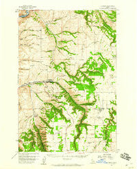 Culdesac Idaho Historical topographic map, 1:62500 scale, 15 X 15 Minute, Year 1958