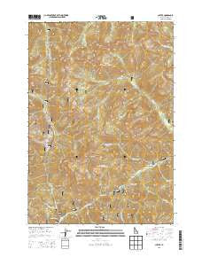 Custer Idaho Current topographic map, 1:24000 scale, 7.5 X 7.5 Minute, Year 2013
