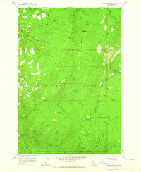 Dairy Mountain Idaho Historical topographic map, 1:24000 scale, 7.5 X 7.5 Minute, Year 1963