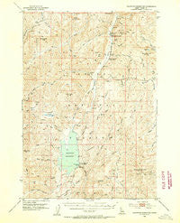 Deadwood Reservoir Idaho Historical topographic map, 1:62500 scale, 15 X 15 Minute, Year 1953