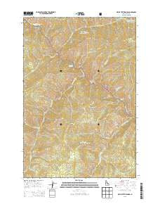 Devils Teeth Rapids Idaho Current topographic map, 1:24000 scale, 7.5 X 7.5 Minute, Year 2013