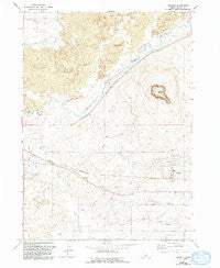 Dietrich Idaho Historical topographic map, 1:24000 scale, 7.5 X 7.5 Minute, Year 1971