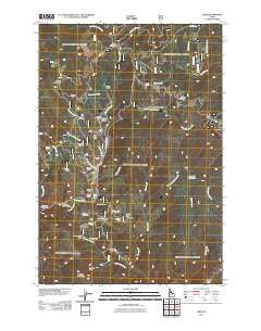 Dixie Idaho Historical topographic map, 1:24000 scale, 7.5 X 7.5 Minute, Year 2011