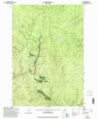 Dixie Idaho Historical topographic map, 1:24000 scale, 7.5 X 7.5 Minute, Year 1995