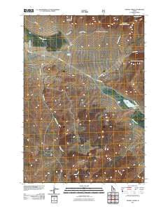 Donkey Creek Idaho Historical topographic map, 1:24000 scale, 7.5 X 7.5 Minute, Year 2011