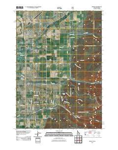 Driggs Idaho Historical topographic map, 1:24000 scale, 7.5 X 7.5 Minute, Year 2011
