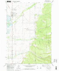 Driggs Idaho Historical topographic map, 1:24000 scale, 7.5 X 7.5 Minute, Year 1978