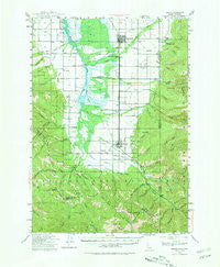 Driggs Idaho Historical topographic map, 1:62500 scale, 15 X 15 Minute, Year 1943