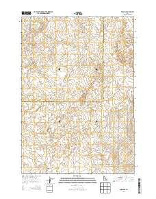 Dubois SE Idaho Current topographic map, 1:24000 scale, 7.5 X 7.5 Minute, Year 2013