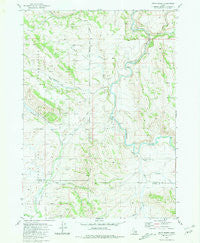 Dunn Basin Idaho Historical topographic map, 1:24000 scale, 7.5 X 7.5 Minute, Year 1981