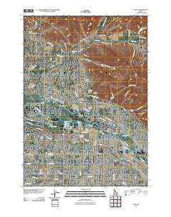 Eagle Idaho Historical topographic map, 1:24000 scale, 7.5 X 7.5 Minute, Year 2010