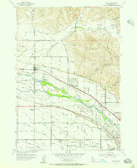 Eagle Idaho Historical topographic map, 1:24000 scale, 7.5 X 7.5 Minute, Year 1953