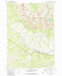 Easley Hot Springs Idaho Historical topographic map, 1:24000 scale, 7.5 X 7.5 Minute, Year 1970