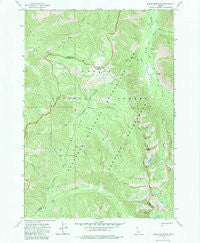 Edaho Mountain Idaho Historical topographic map, 1:24000 scale, 7.5 X 7.5 Minute, Year 1972