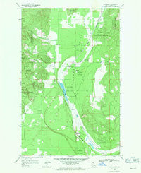 Edgemere Idaho Historical topographic map, 1:24000 scale, 7.5 X 7.5 Minute, Year 1968
