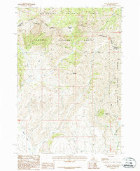 Edie Creek Idaho Historical topographic map, 1:24000 scale, 7.5 X 7.5 Minute, Year 1987