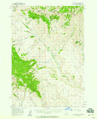 Edie Ranch Idaho Historical topographic map, 1:62500 scale, 15 X 15 Minute, Year 1957