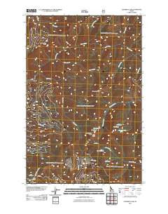 Elizabeth Lake Idaho Historical topographic map, 1:24000 scale, 7.5 X 7.5 Minute, Year 2011