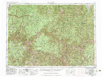 Elk City Idaho Historical topographic map, 1:250000 scale, 1 X 2 Degree, Year 1956