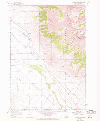 Elkhorn Creek Idaho Historical topographic map, 1:24000 scale, 7.5 X 7.5 Minute, Year 1967