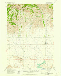Fairfield Idaho Historical topographic map, 1:62500 scale, 15 X 15 Minute, Year 1957