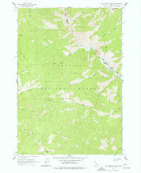Falconberry Peak Idaho Historical topographic map, 1:24000 scale, 7.5 X 7.5 Minute, Year 1963