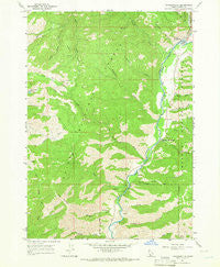 Featherville Idaho Historical topographic map, 1:24000 scale, 7.5 X 7.5 Minute, Year 1964
