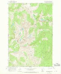 Fenn Mountain Idaho Historical topographic map, 1:24000 scale, 7.5 X 7.5 Minute, Year 1966