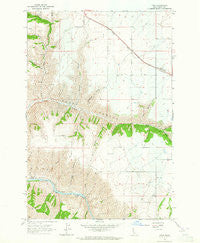 Fenn Idaho Historical topographic map, 1:24000 scale, 7.5 X 7.5 Minute, Year 1963