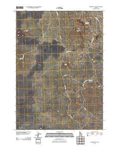 Fingers Butte Idaho Historical topographic map, 1:24000 scale, 7.5 X 7.5 Minute, Year 2011