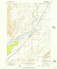 Firth Idaho Historical topographic map, 1:24000 scale, 7.5 X 7.5 Minute, Year 1955