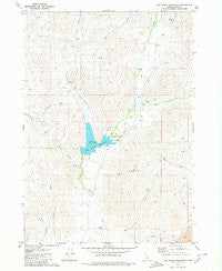 Fish Creek Reservoir Idaho Historical topographic map, 1:24000 scale, 7.5 X 7.5 Minute, Year 1979