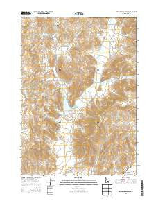 Fish Creek Reservoir Idaho Current topographic map, 1:24000 scale, 7.5 X 7.5 Minute, Year 2013
