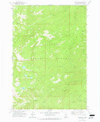 Fitsum Peak Idaho Historical topographic map, 1:24000 scale, 7.5 X 7.5 Minute, Year 1973