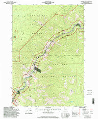 Fivemile Bar Idaho Historical topographic map, 1:24000 scale, 7.5 X 7.5 Minute, Year 1995