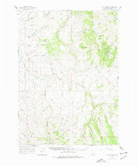 Flint Creek Idaho Historical topographic map, 1:62500 scale, 15 X 15 Minute, Year 1965