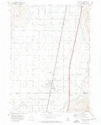 Fort Hall Idaho Historical topographic map, 1:24000 scale, 7.5 X 7.5 Minute, Year 1971